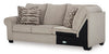 Claireah Left-Arm Facing Sofa with Corner Wedge