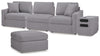 Modmax 4-Piece Sectional and Ottoman