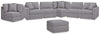 Modmax 6-Piece Sectional and Ottoman
