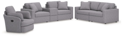 Modmax 3-Piece Sectional Sofa, 2-Piece Sectional Loveseat and Swivel Glider Recliner