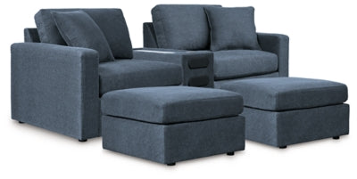 Modmax 3-Piece Sectional and 2 Ottomans