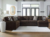 Midnight-Madness 4-Piece Sectional with Chaise