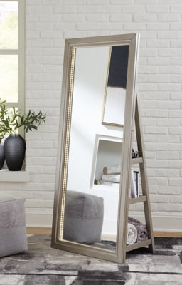 Evensen Floor Standing Mirror with Storage