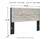 Vessalli King Panel Headboard