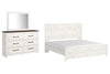 Gerridan King Panel Bed, Dresser and Mirror
