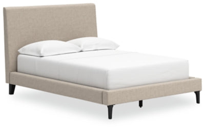 Cielden Full Upholstered Bed with Roll Slats