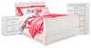 Anarasia Full Sleigh Bed, Chest and Nightstand