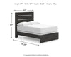 Delmorta Full Panel Bed