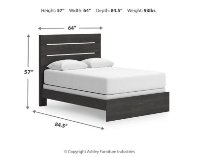 Delmorta Queen Panel Bed
