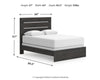 Delmorta Queen Panel Bed
