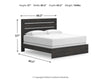 Delmorta King Panel Bed
