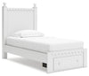 Molviney Twin Panel Storage Bed