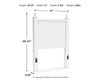 Mollviney Twin Panel Headboard