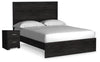 Belachime Queen Panel Bed and Nightstand