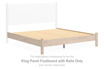 Cadmori King Panel Footboard with Rails