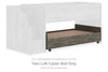 Frandern Twin Loft Caster Bed