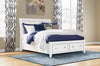 Trulani Queen Sleigh Storage Bed