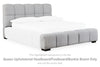 Jesstean Queen Upholstered Headboard/Footboard/Bunkie Board