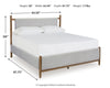 Lyncott Queen Upholstered Panel Bed