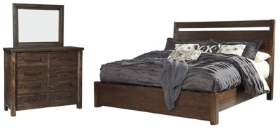 Starmore King Panel Bed, Dresser and Mirror