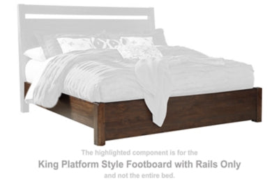 Starmore King Platform Style Footboard with Rails
