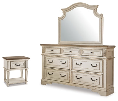 Realyn Dresser, Mirror and Nightstand
