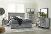 Russelyn California King Panel Bed, Dresser, Mirror, Chest and 2 Nightstands