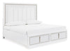 Chalanna King/California King Storage Footboard with Roll Slats