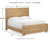 Galliden California King Panel Bed