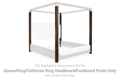 Breckington Queen/King/California King Headboard/Footboard Posts