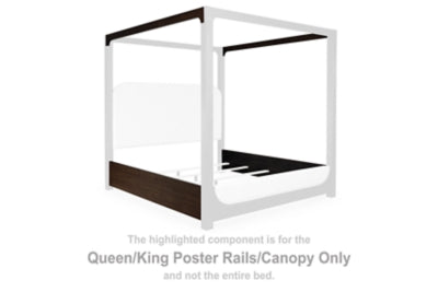 Breckington Queen/King Poster Rails/Canopy