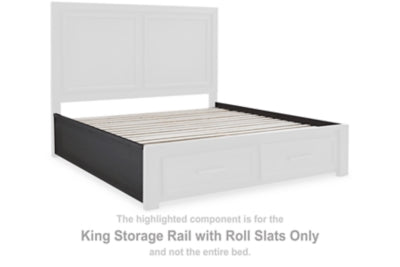 Foyland King Panel Rails with Roll Slats