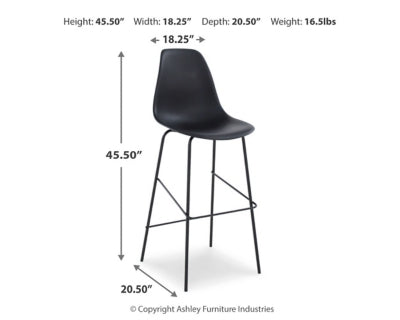 Foresta Bar Height Bar Stool