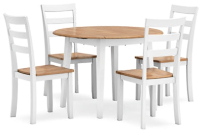Gesthaven Dining Table and 4 Chairs
