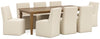 Mylarken Dining Table and 8 Chairs