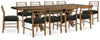 Steenlage Dining Table and 10 Chairs