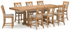 Havonplane Counter Height Dining Table and 8 Barstools