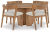 Kristiland Dining Table and 4 Chairs