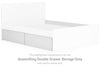 Onita Queen/King Double Drawer Storage