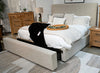 Kristiland Queen Upholstered Headboard/Storage Footboard/roll Slats