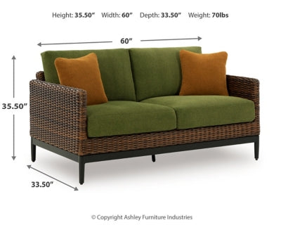 Horizon Hall Outdoor Loveseat with Cushion