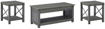 Freedan Coffee Table and 2 End Tables