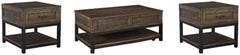 Johurst Lift-top Coffee Table and 2 End Tables