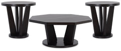 Chasinfield Coffee Table and 2 End Tables