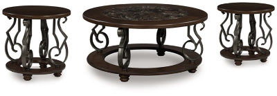 Frallyn Coffee Table and 2 Ends