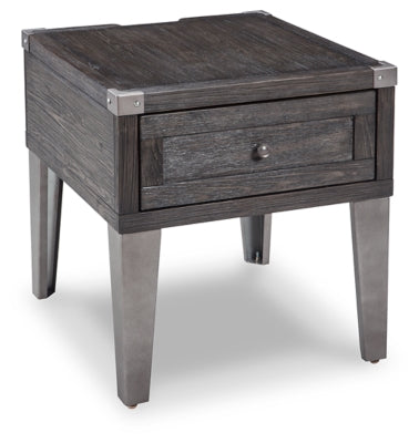 Todoe End Table with USB Ports &amp; Outlets