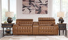 Temppton 3-Piece Power Reclining Sectional Loveseat with Console